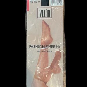 Elan Fashion Knee Hi Stockings - Nude